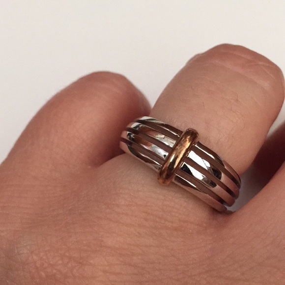 New Sterling Silver with Rose ring size 6.5 - Picture 5 of 8